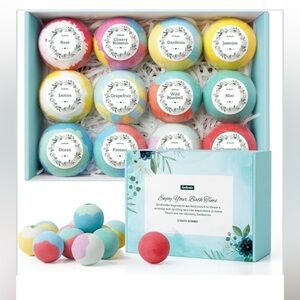 Zenbombs NWT 12pc Bath Bombs Gift Set